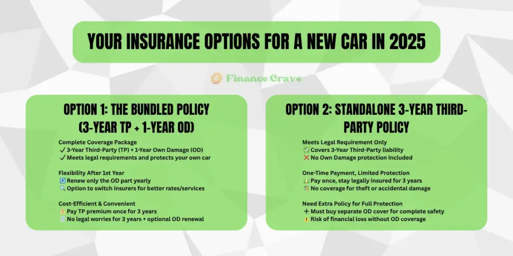 Indian Car insurance for a new car in 2025